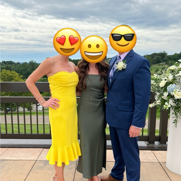 Yellow Strapless Dress by Gabrielle Union Size Small - Picture 8 of 8